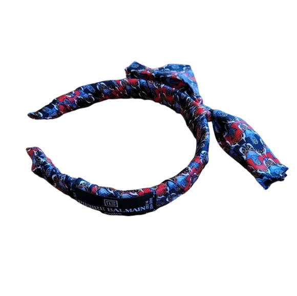Vintage - Pierre‎ Balmain Silk Men's Tie Headband - Picture 3 of 3